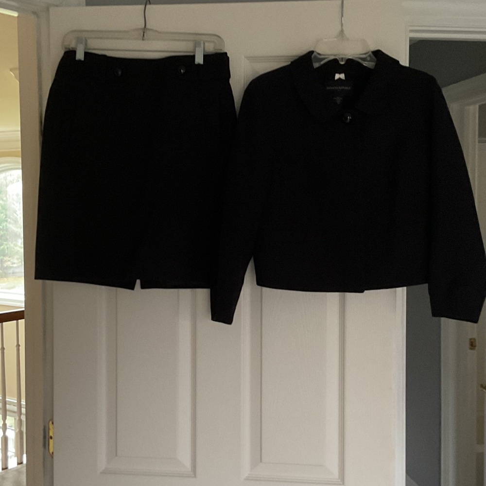 Banana Republic Black suit